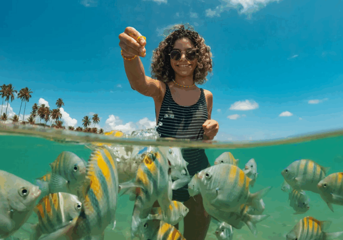 snorkel in houndras